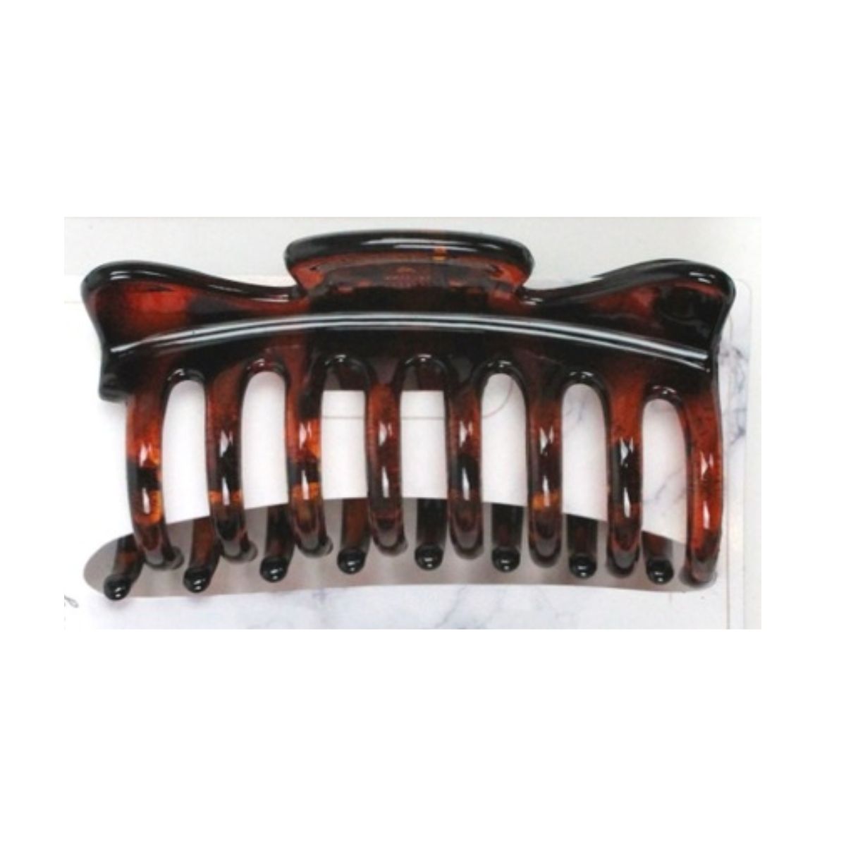 Hair Clip Large 1PC-Brown