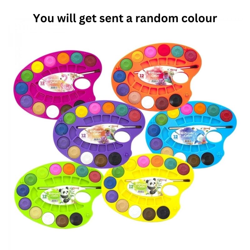 Watercolor Cakes 12 Colours