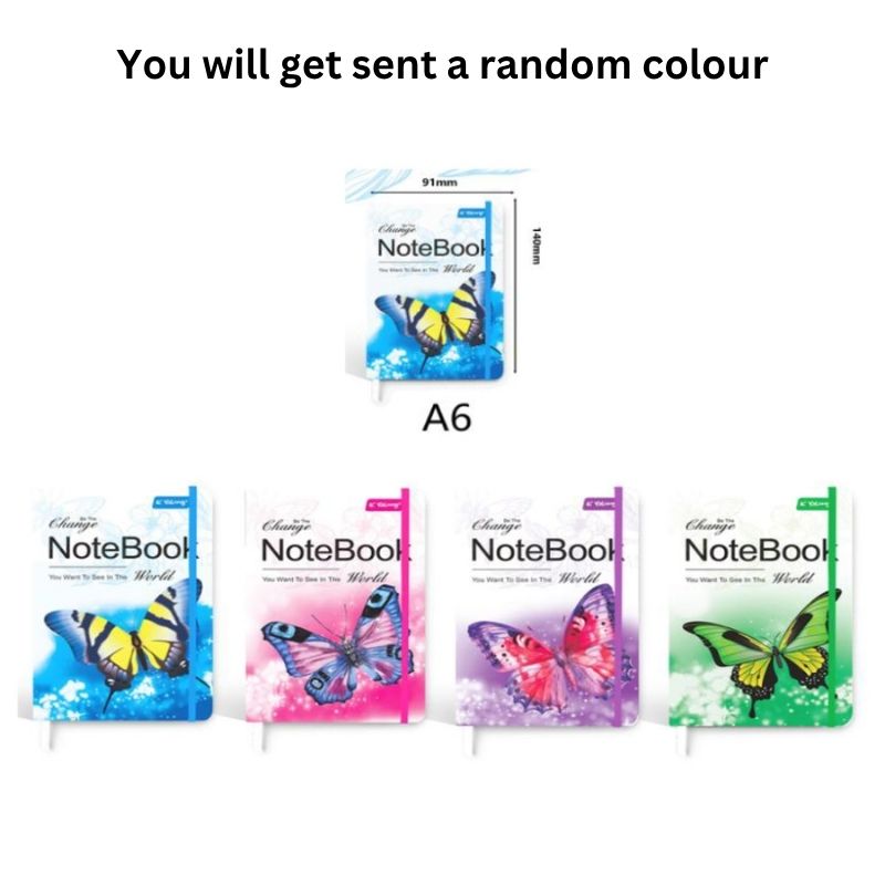 Notebook A6 80pages Cover w strap