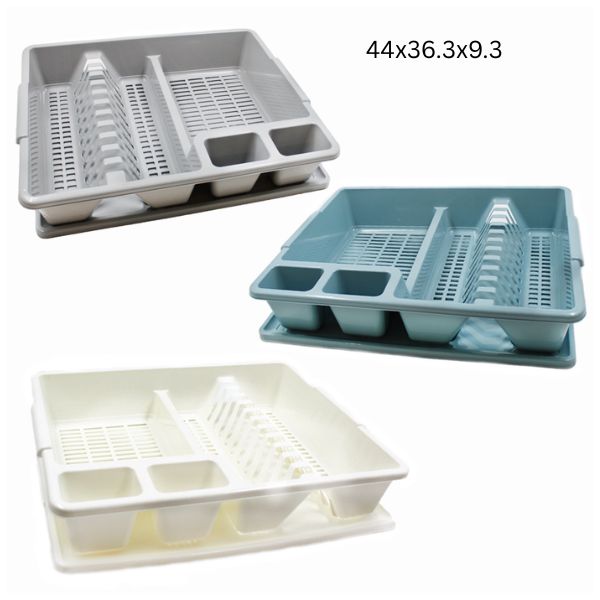 Dish Dry Rack with Tray 44x36.3x9.3