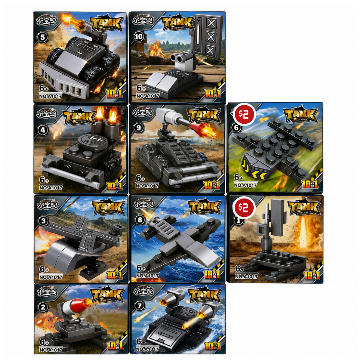 Armed Tank Mini Building Blocks Toy