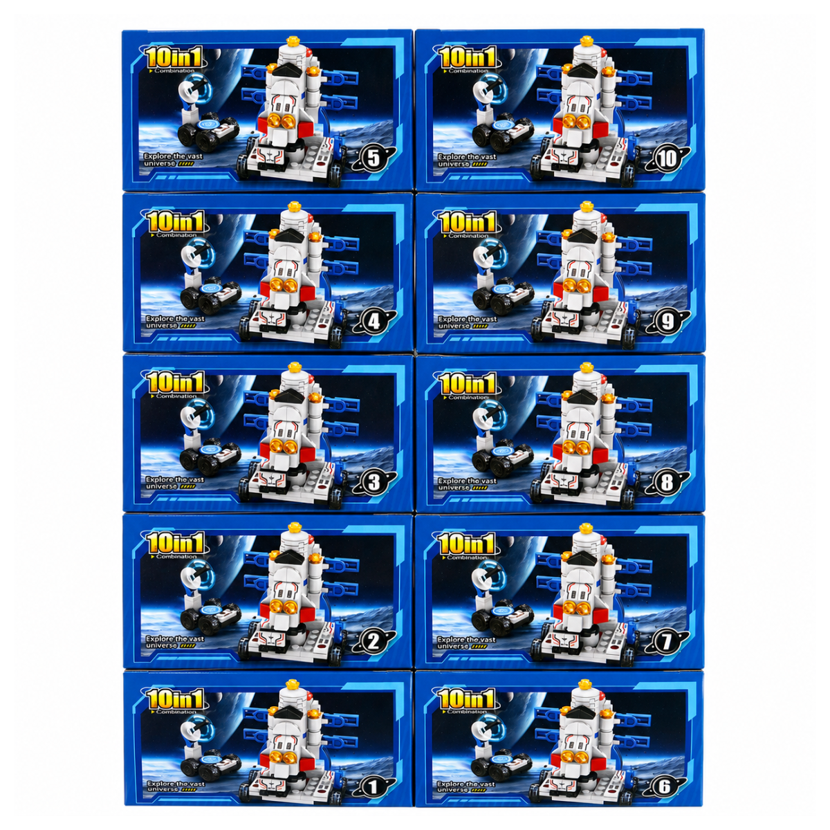 Space Rocket Mini Building Blocks Toy