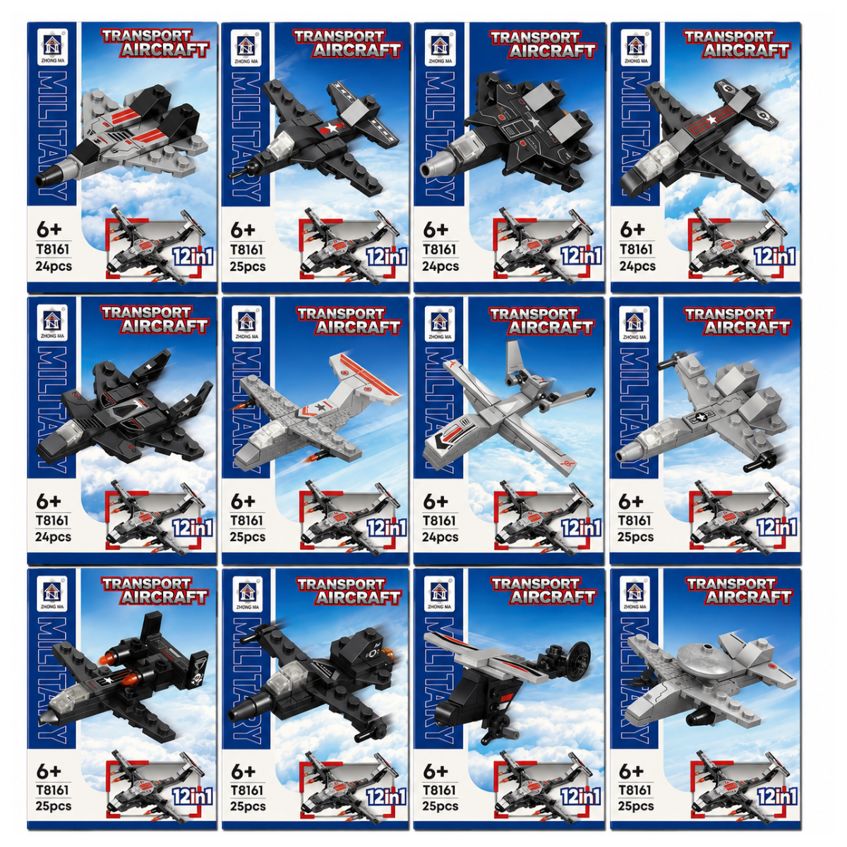 Y20 Aircraft Mini Building Blocks Toy