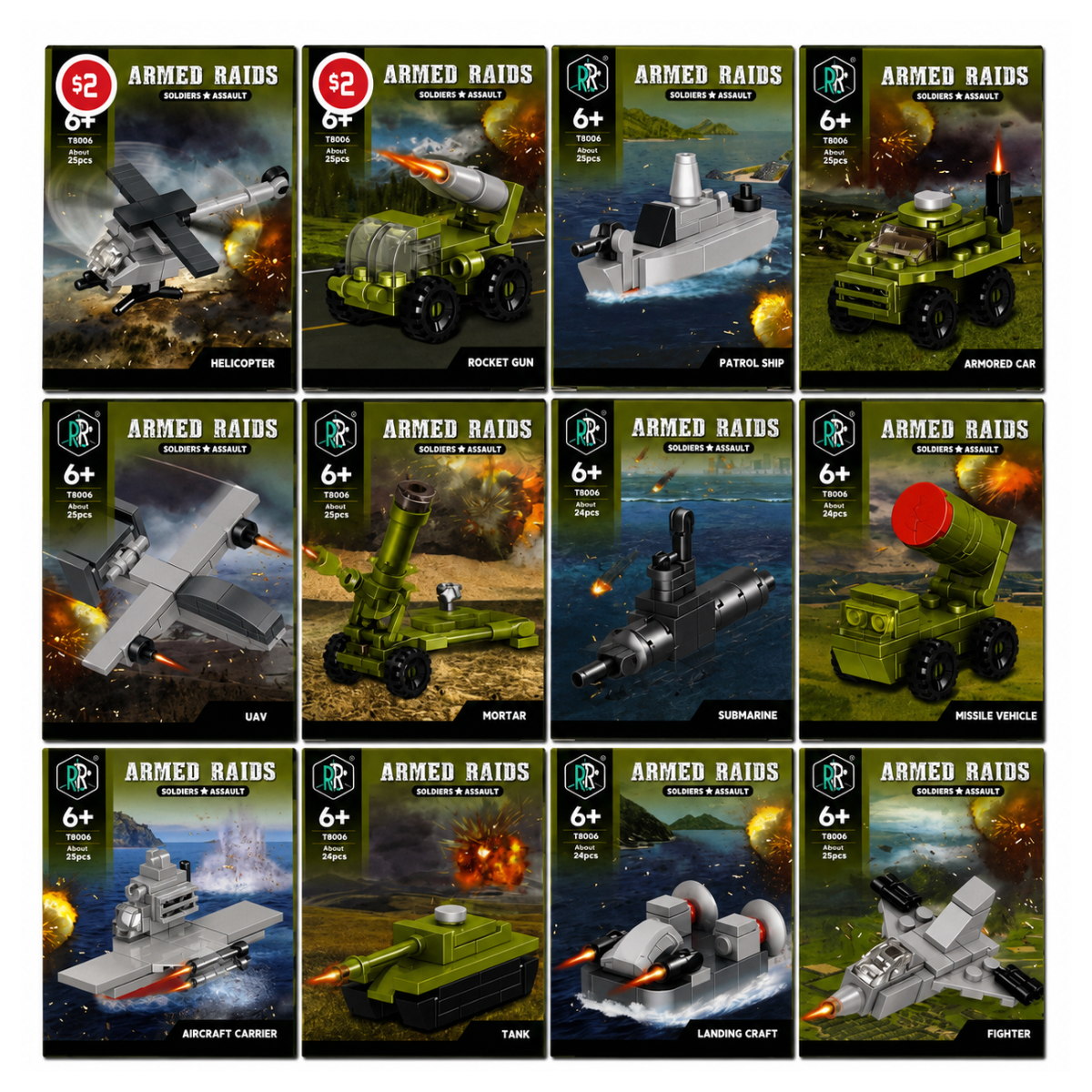 Armed Assault Mini Building Blocks Toy