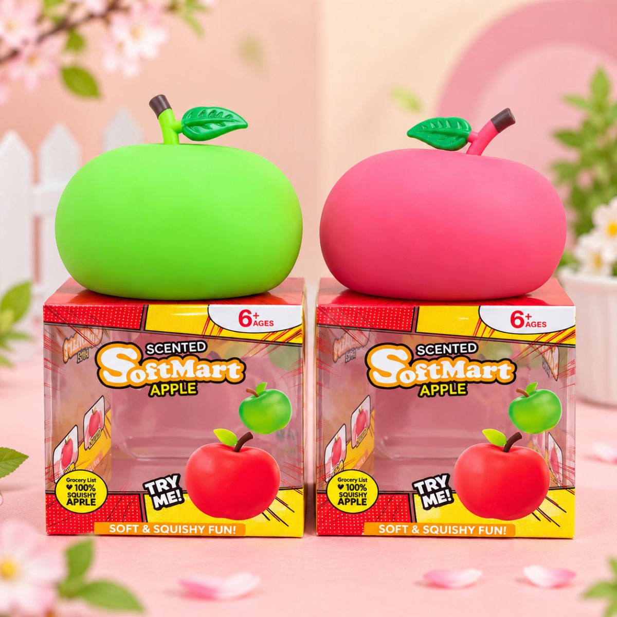 Jumbo Apple Squishy Toy 15cm