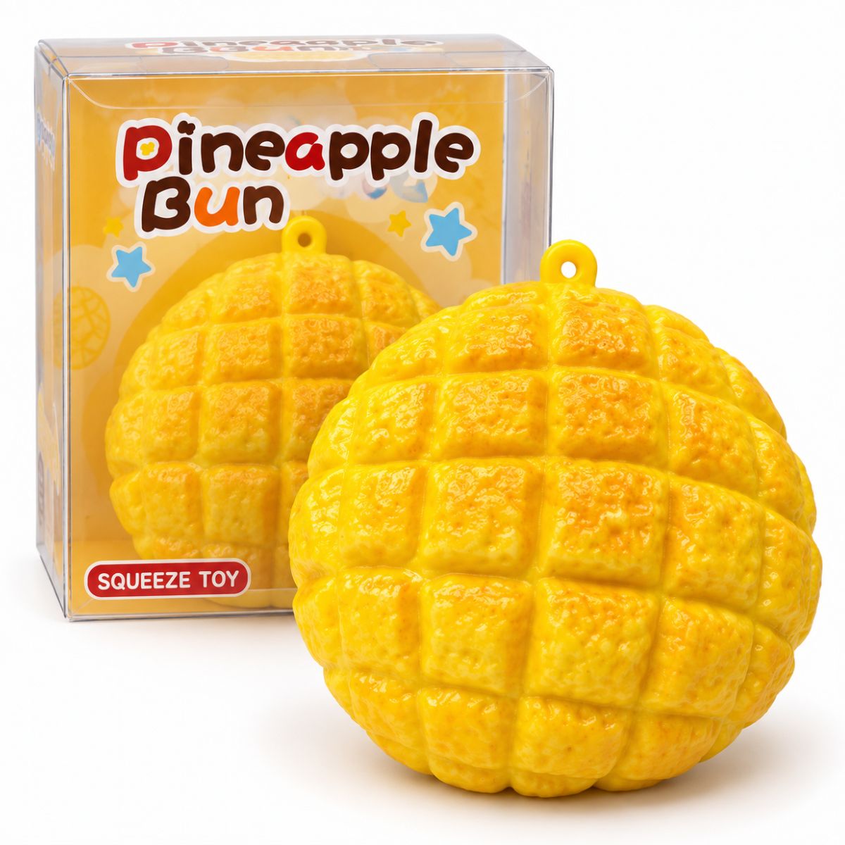 Crunch Pineapple Bun Squishy Toy