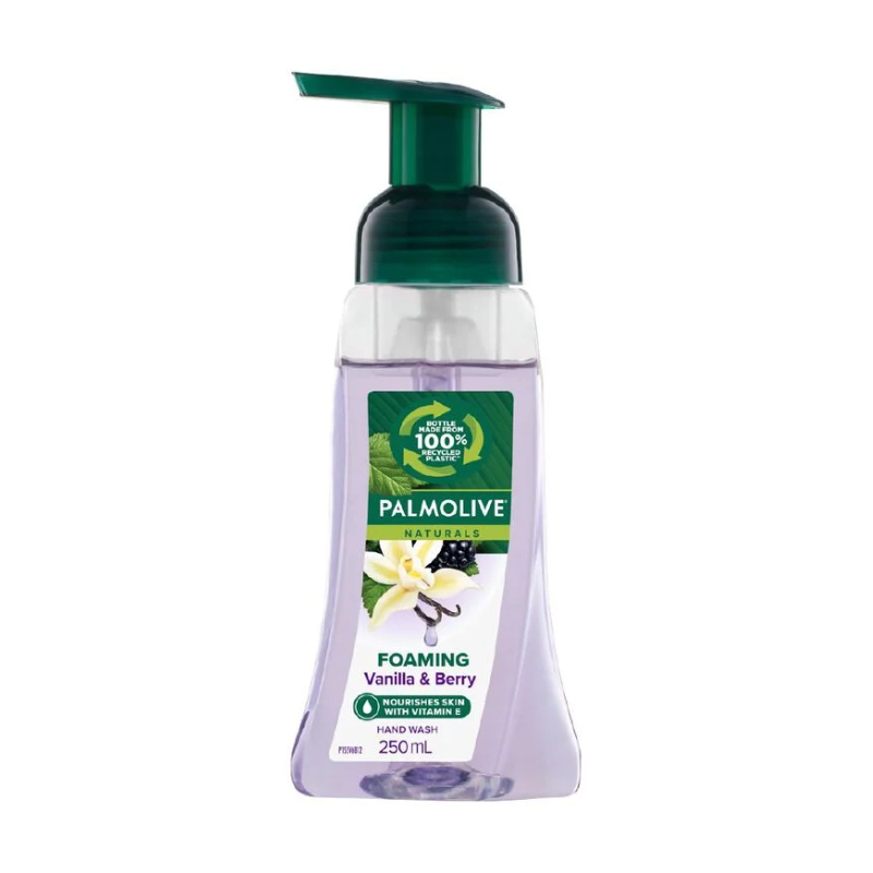 PALMOLIVE 250mL FOAMING HANDWASH PUMP NOURISHING VANILLA & WILD BERRIES