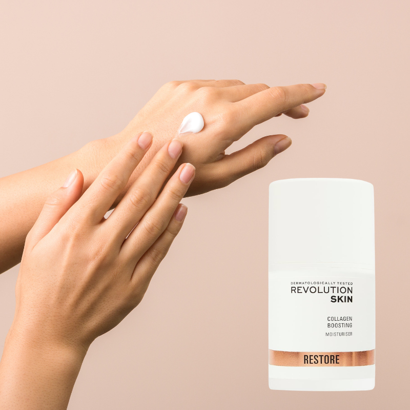 REVOLUTION 50mL MOISTURISER COLLAGEN BOOSTING RESTORE