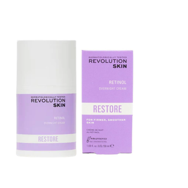 REVOLUTION 50mL RETINOL OVERNIGHT CREAM