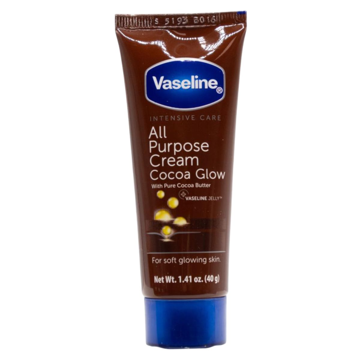 VASELINE 40g ALL PURPOSE CREAM COCOA GLOW WITH PURE COCOA BUTTER