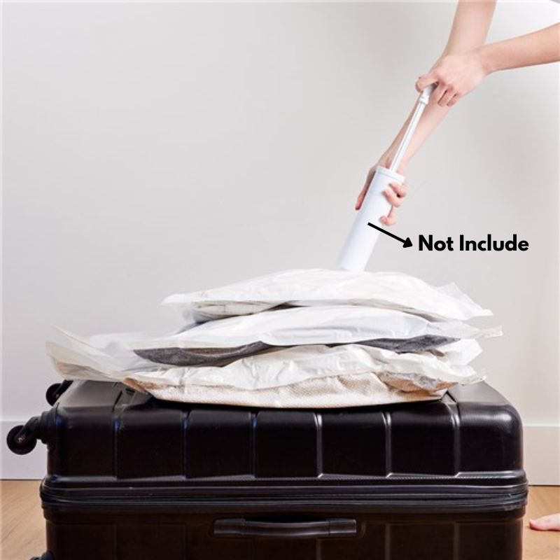 KLOSET jumbo vacuum storage bag 120 x 100cm for clothes bedding blankets and pillows