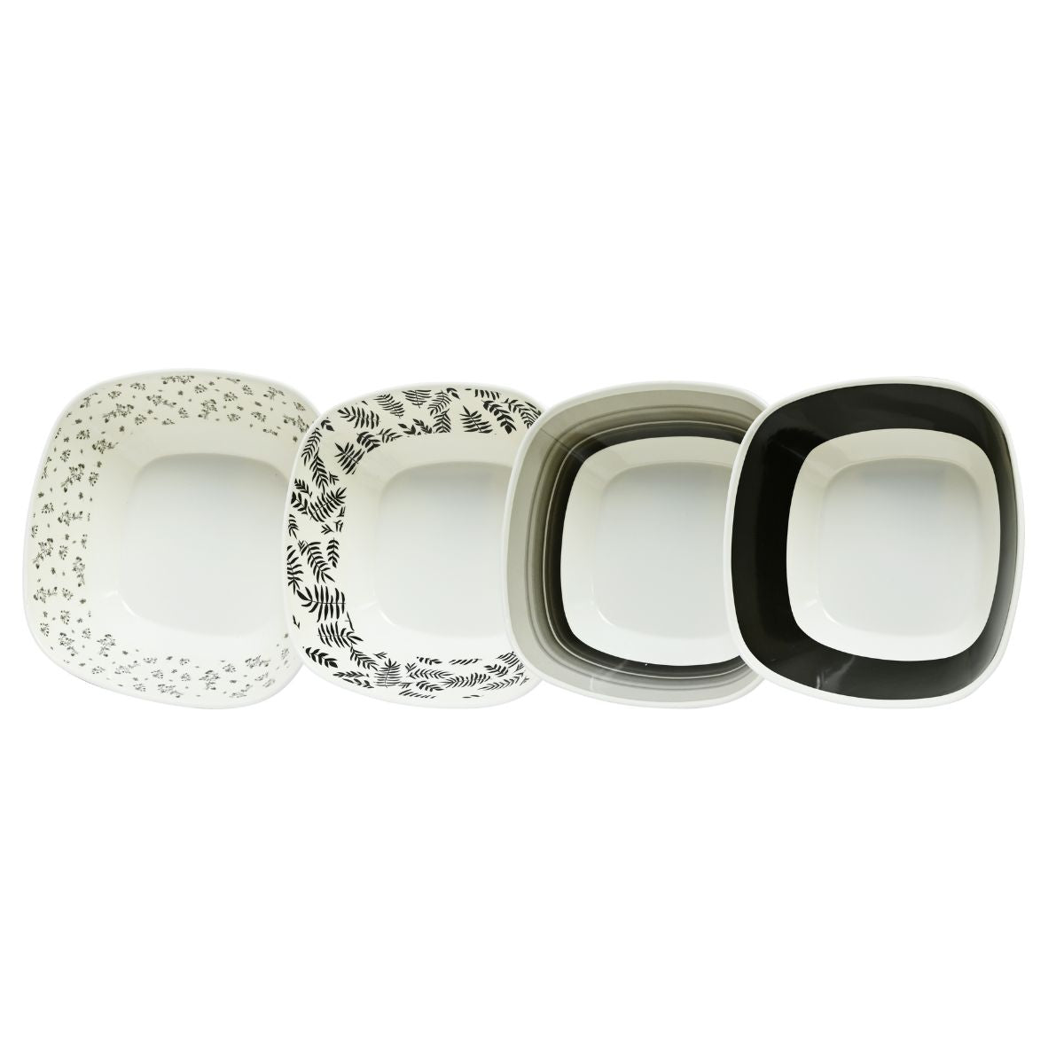 Melamine Square Salad Bowl 23cm