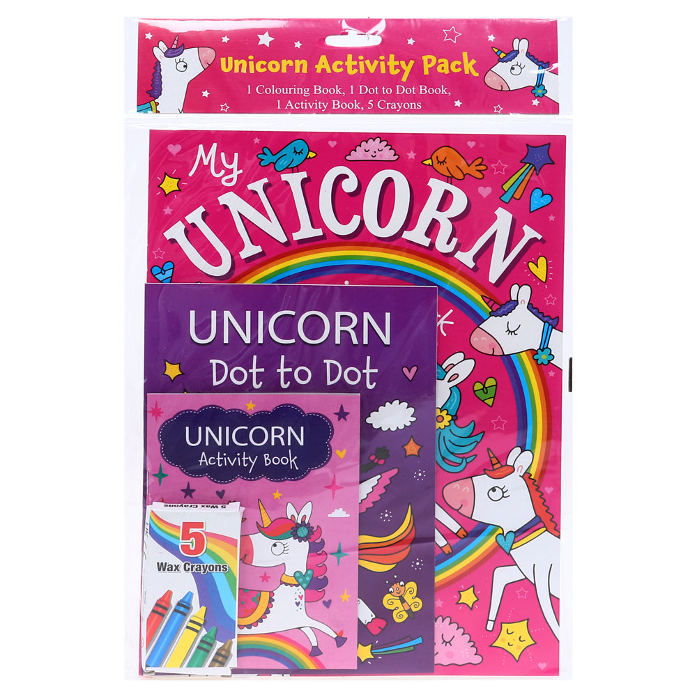 Kids Colouring Pack with Crayons