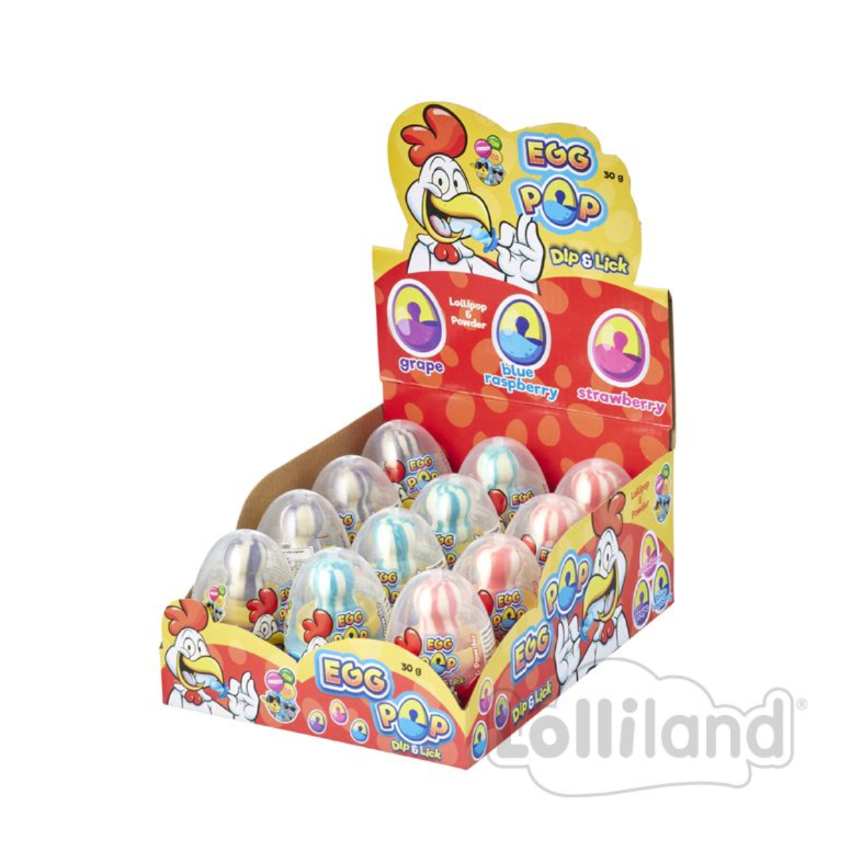 Egg Lollipop Dipper With Sour Powder 30g