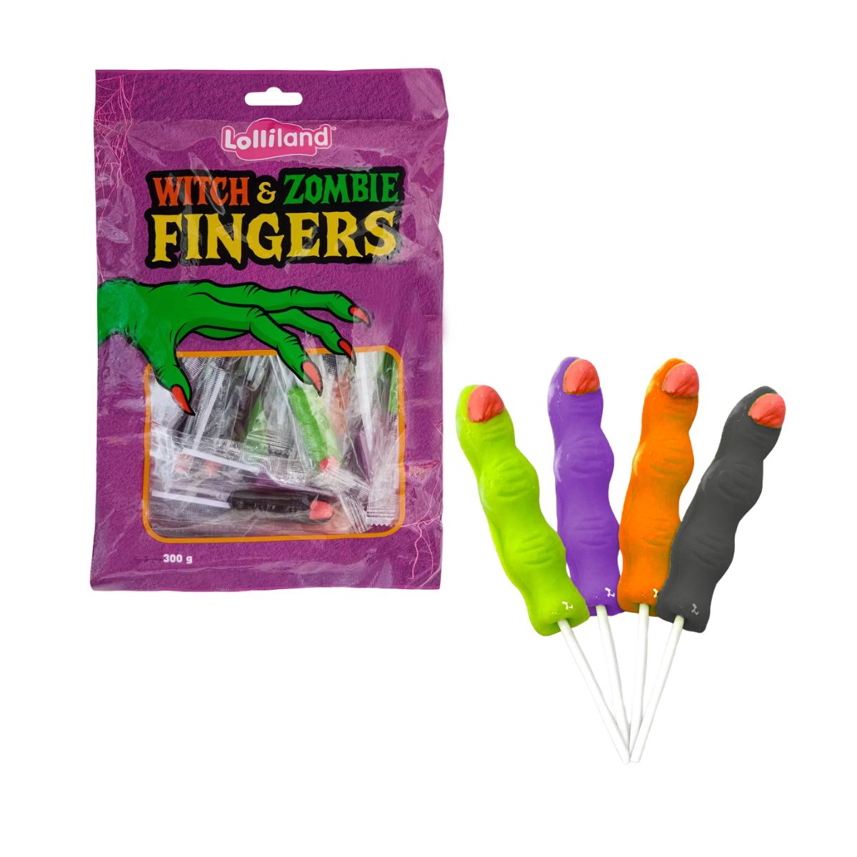 Witches/ Zombie Fingers Pops 300g