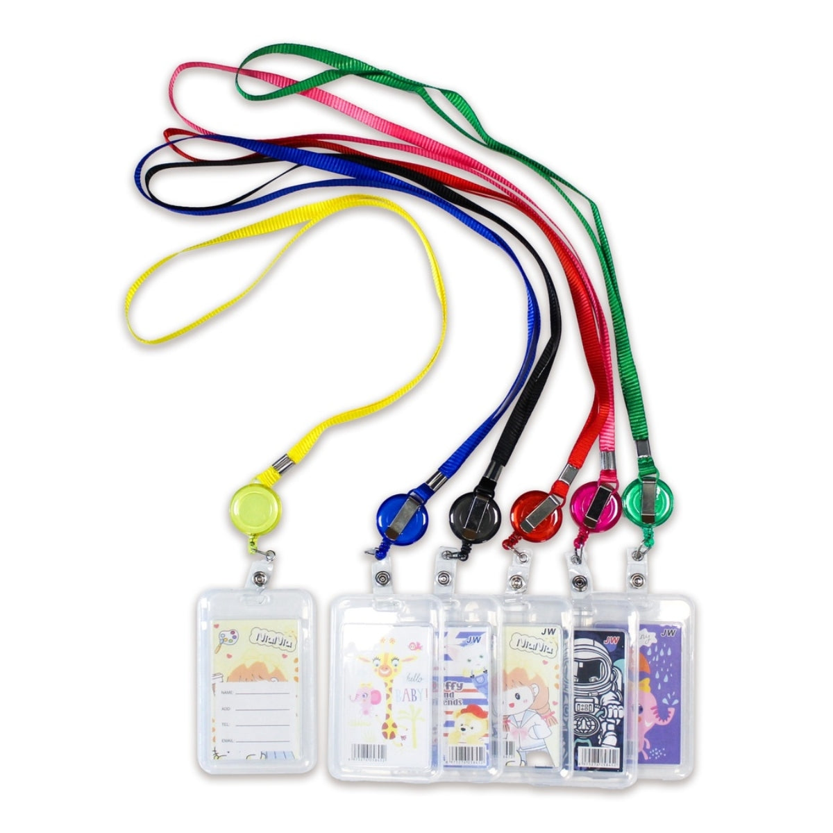 Lanyard with Retractable Reel 90x1cm