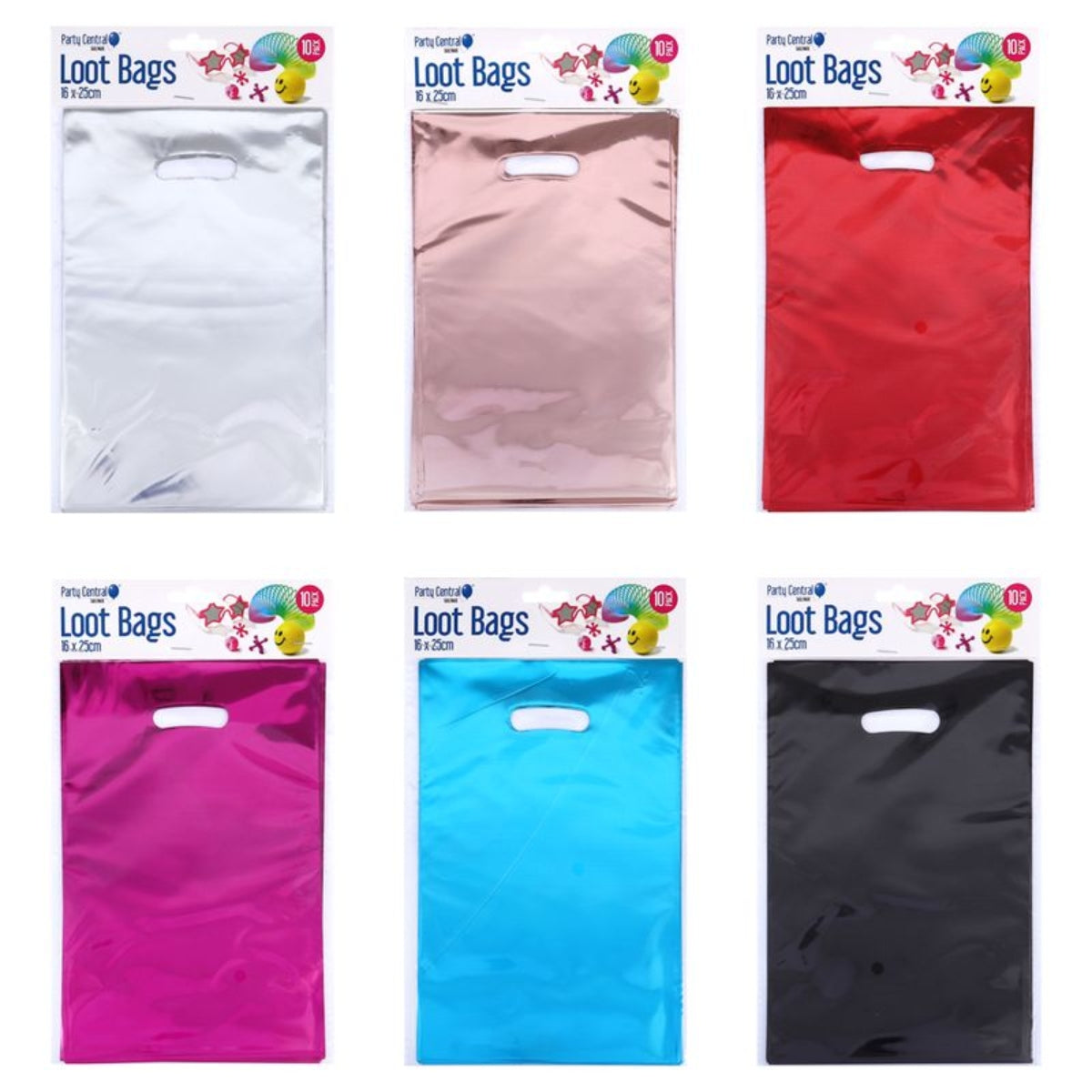 Metallic Loot Bags 10pc