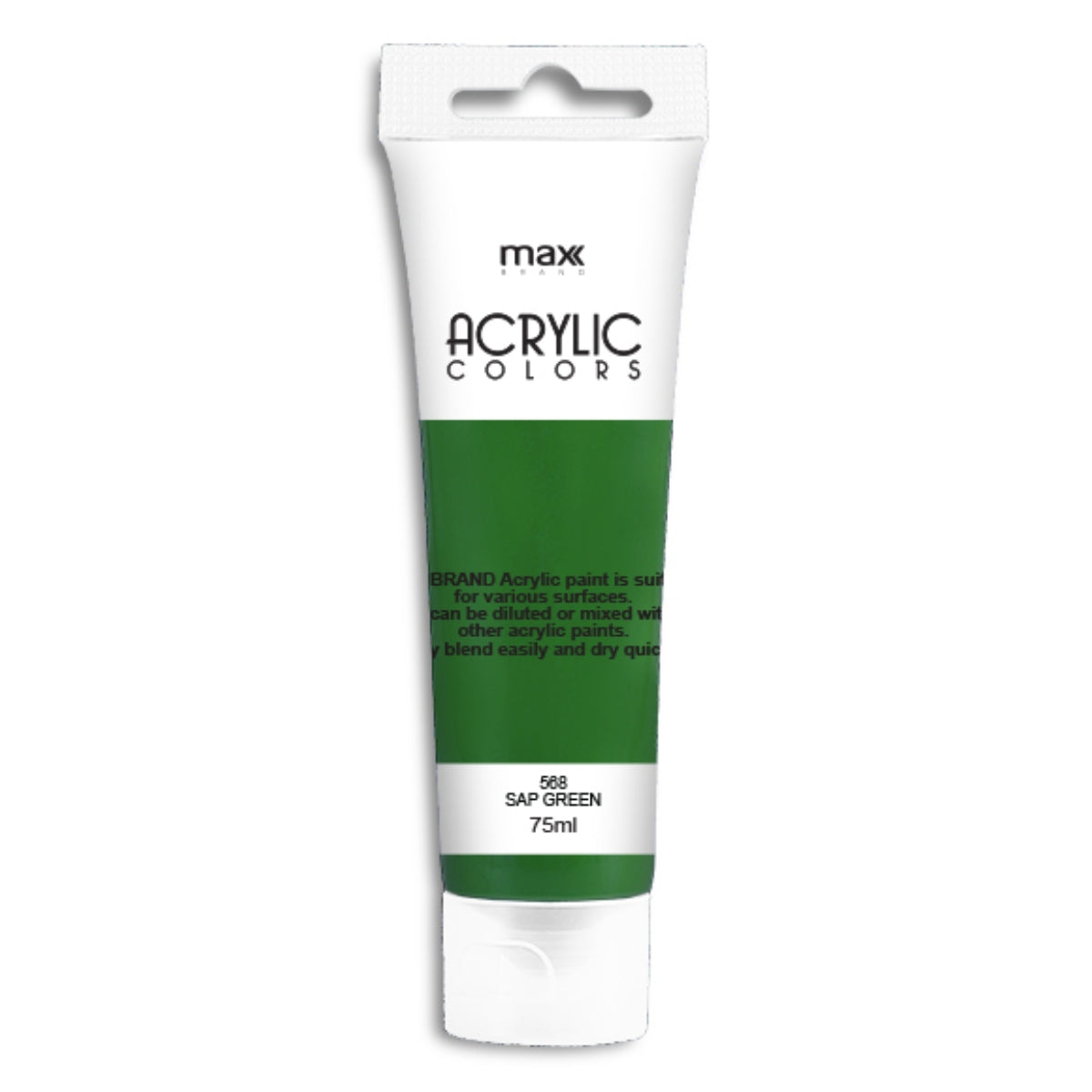 MAX Brand Acrylic Paint 75ml-Sap Green