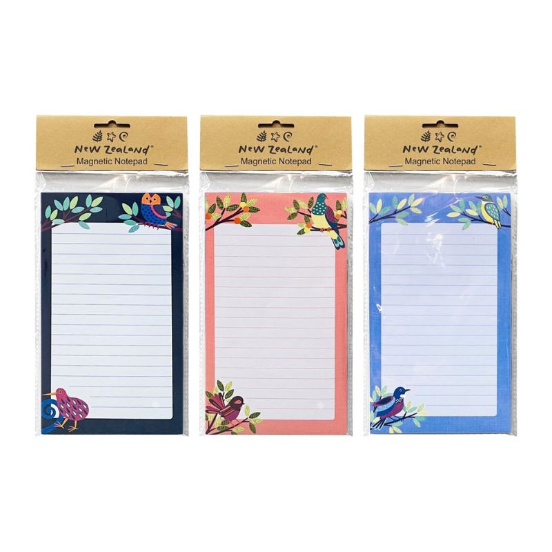 Magnetic NZ Notepad 60 Sheets 21cm – Assorted New Zealand Designs