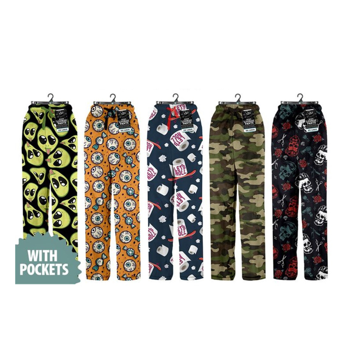 Men’s PJ Lounge Pants with Pockets – Comfortable Sleepwear M–3XL