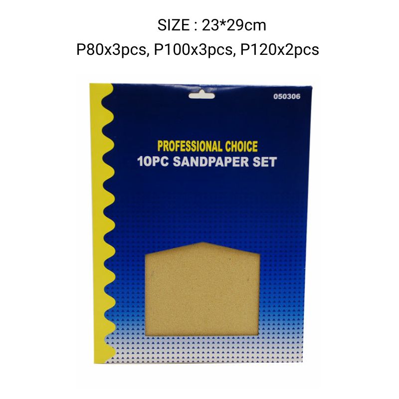 Sand Paper Set 10PK