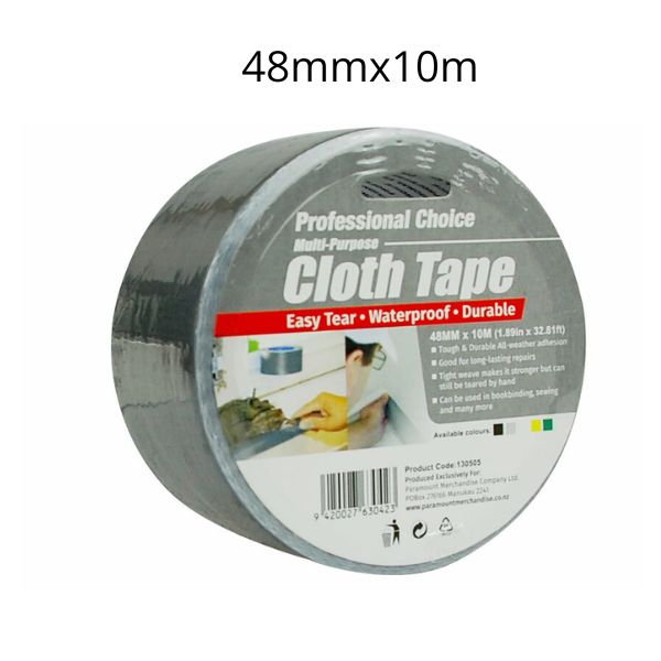 Cloth Tape 48mm x 10m Silver