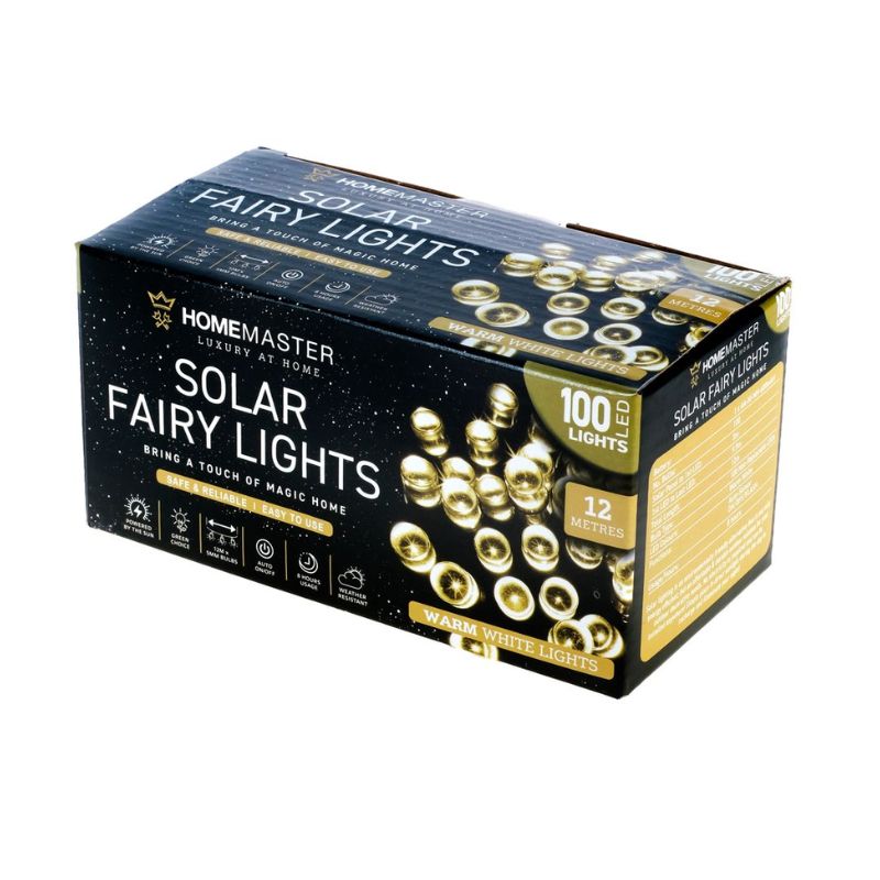light solar fairy light 100LED 7.5M warm white