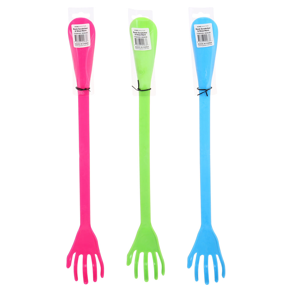 Back Scratcher & Shoe Horn Plastic 49cm