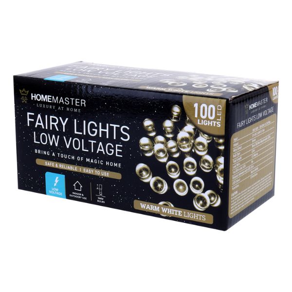 light fairy low voltage 100LED 6.5M warm white