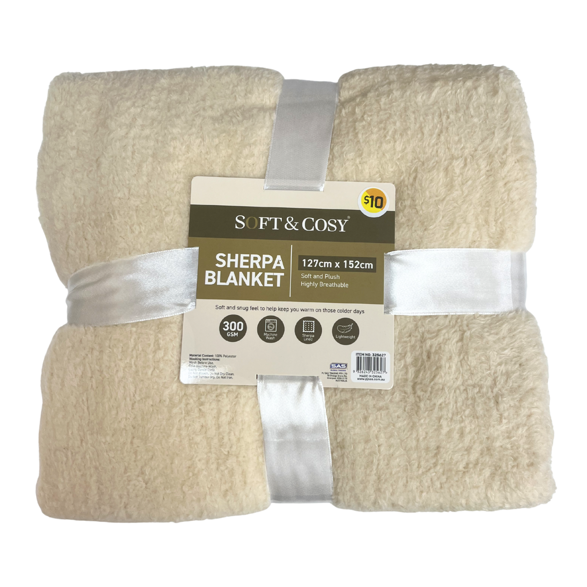 BLANKET SHERPA 127CM X 152CM