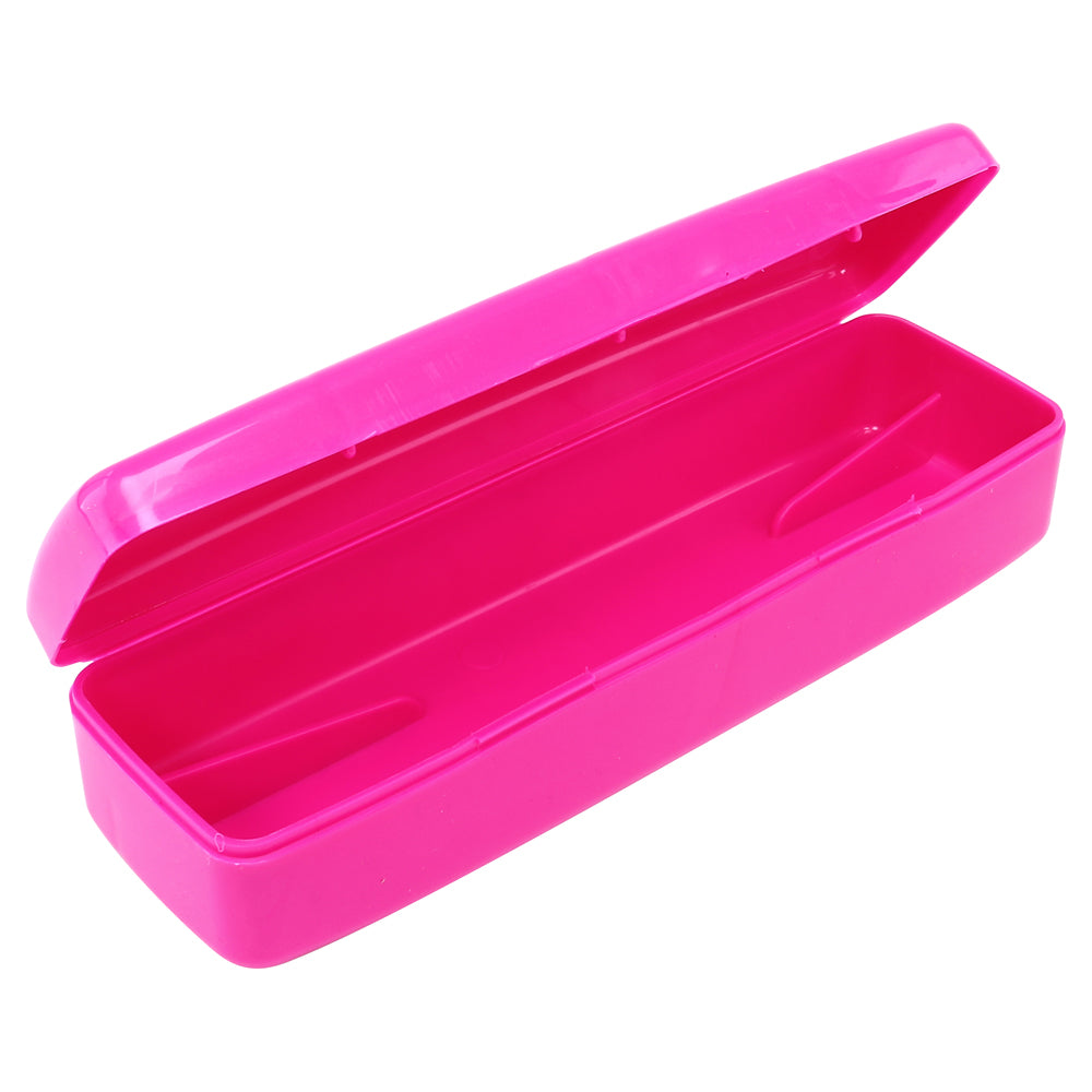 Toothbrush & Paste Travel Holder 19.5cm x 5.5cm - 4 Assorted Colours