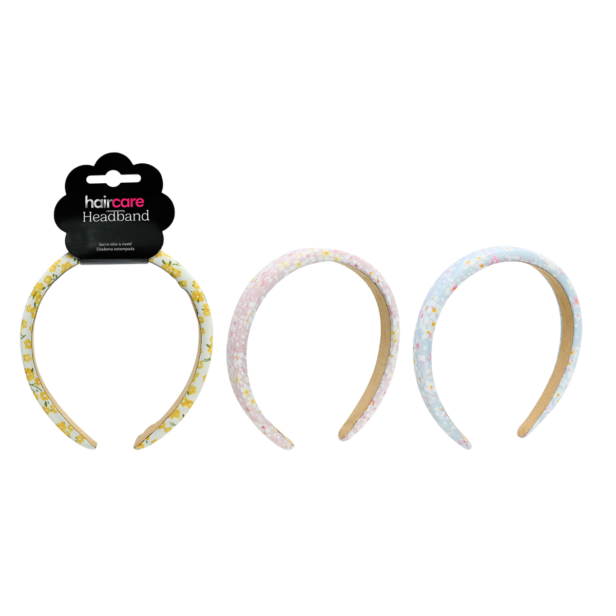 Printed Headband – 3 Assorted Styles Hair Accessory