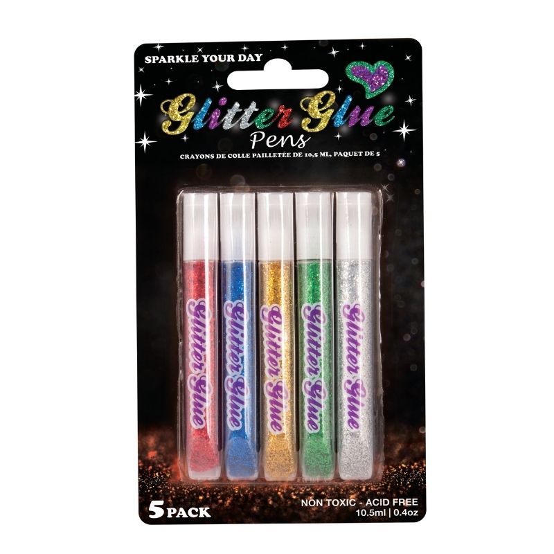 Glitter Glue Pens 10.5mL 5pk
