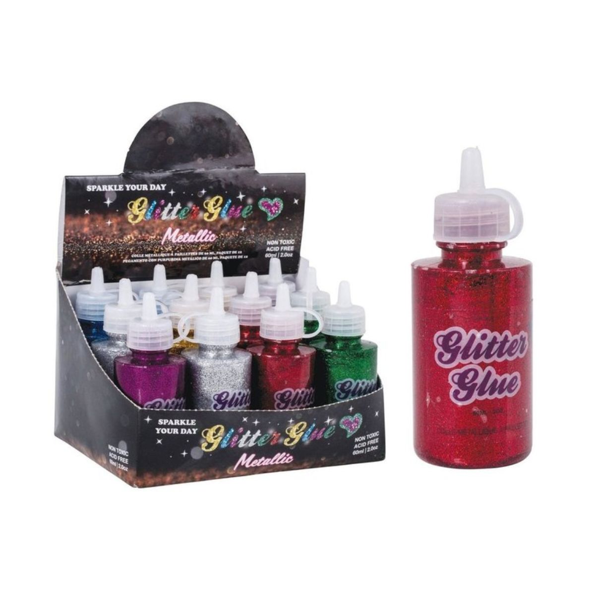 Glitter Glue Metallic 60mL