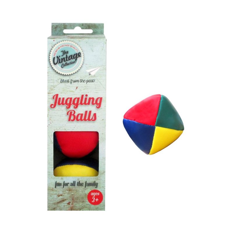 Juggling Balls 3pc 6cm Vintage