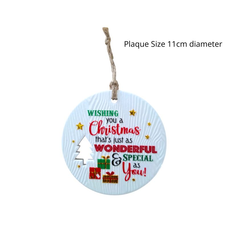 Special As You Christmas Wishes Plaque NEW!