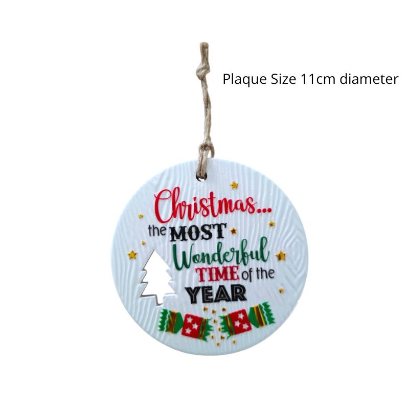 Wonderful Friends Christmas Wishes Plaque NEW!