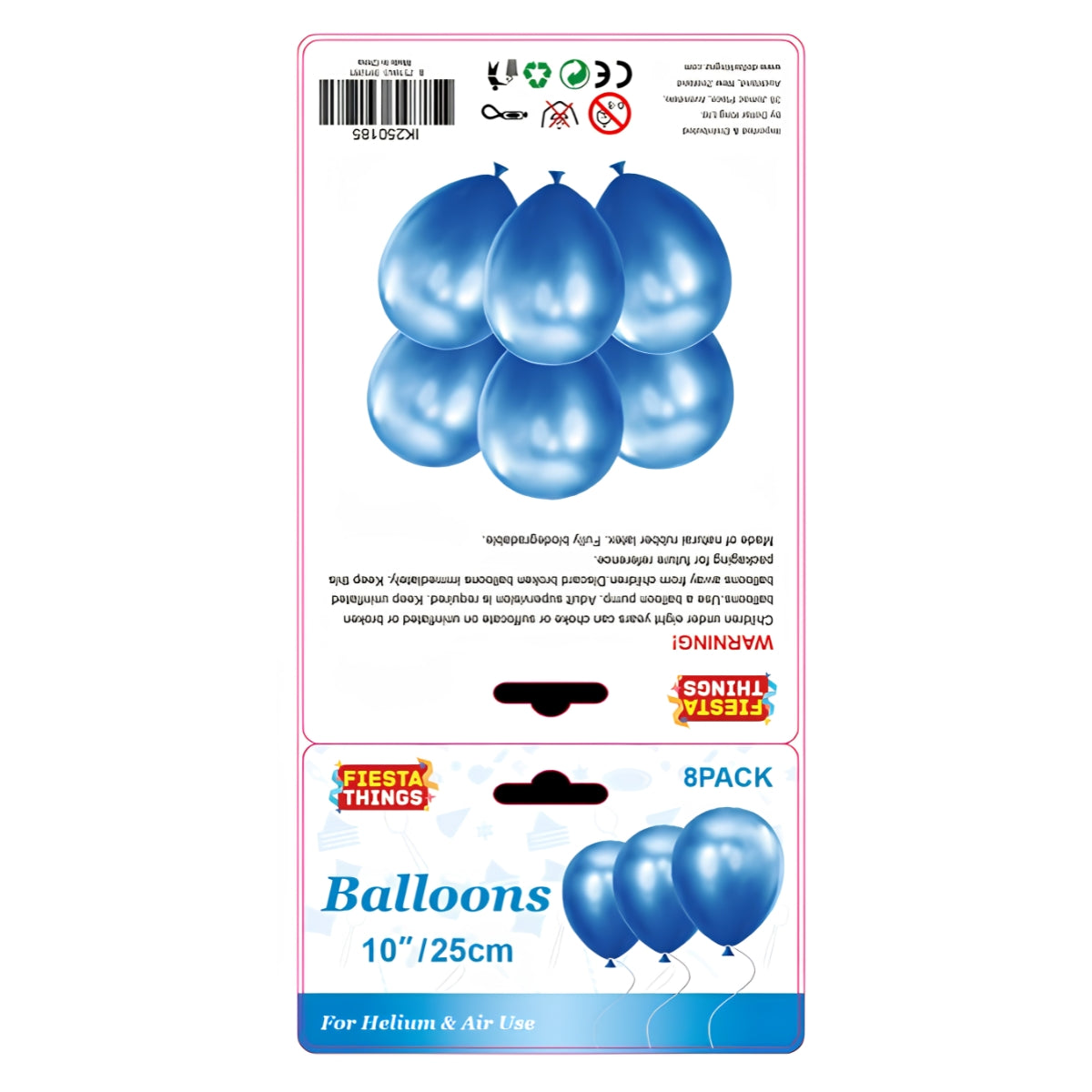Royal Blue Chrome Balloons – Metallic Party Decor