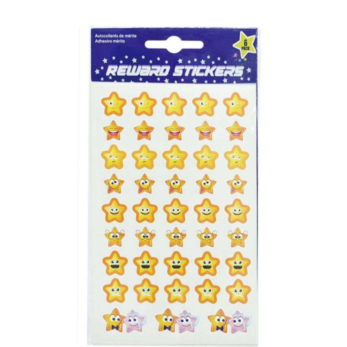 Reward Stickers 8 Sheets 4 Assorted