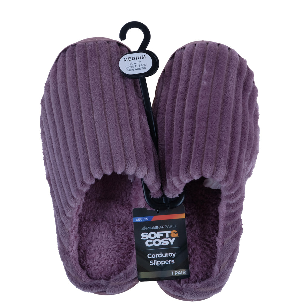 SlippersAdultsSlipOnCord