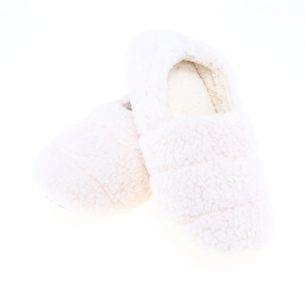 Slippers Womens Slip On Full Back Sherpa