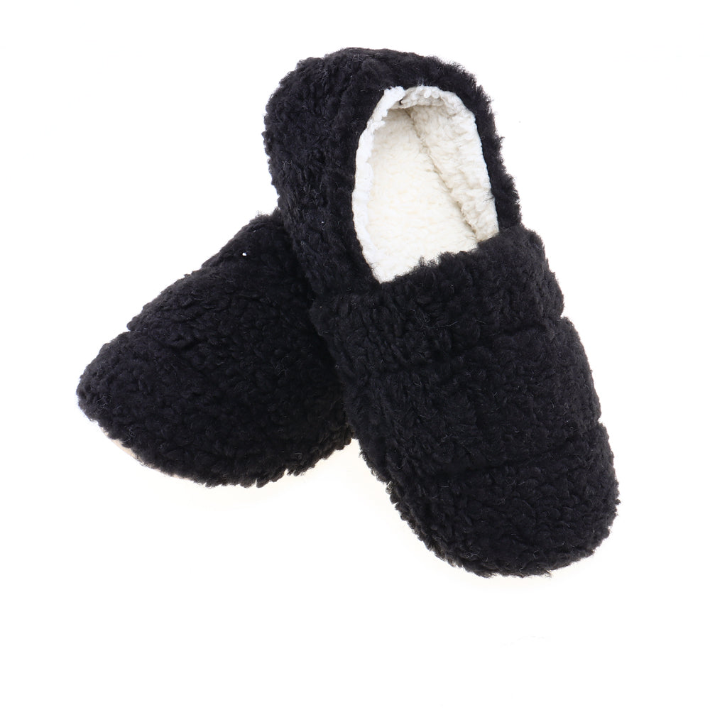 Slippers Womens Slip On Full Back Sherpa