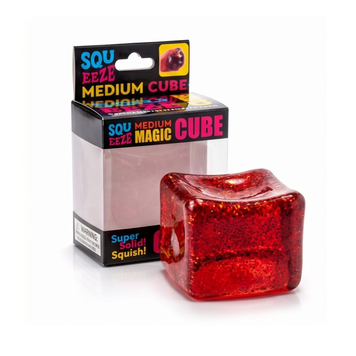 Squeeze Magic Cube – Medium Size Fidget Puzzle Toy (PDQ Boxed)