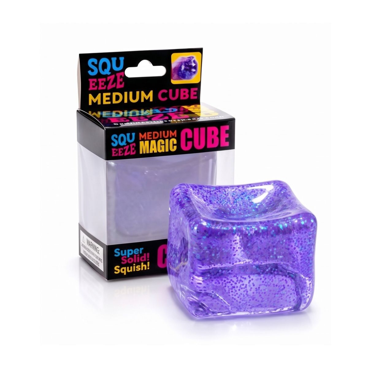Squeeze Magic Cube – Medium Size Fidget Puzzle Toy (PDQ Boxed)