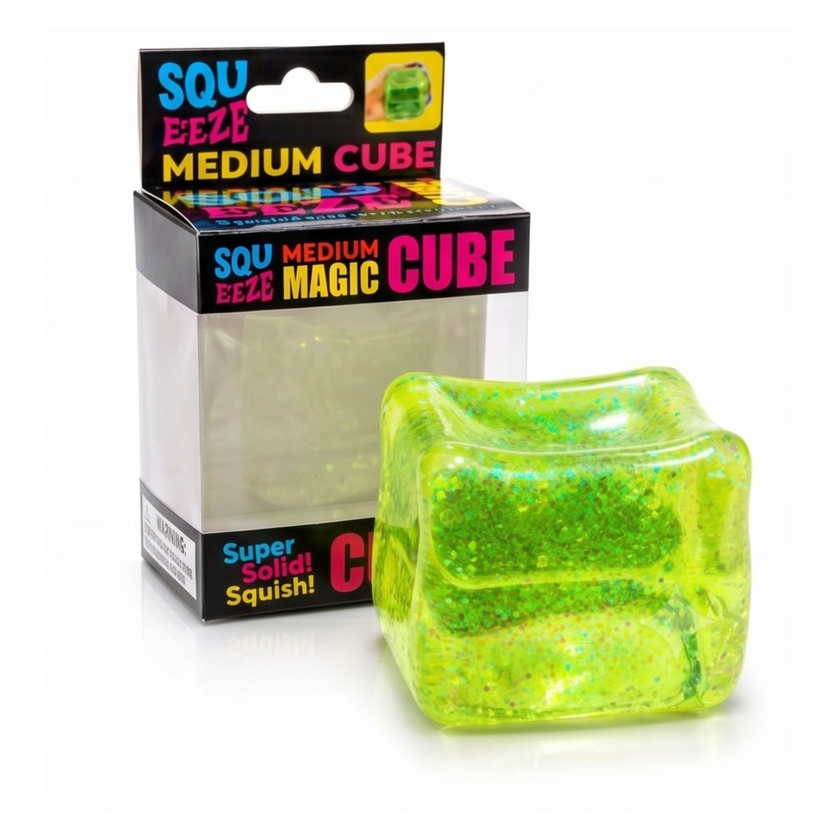 Squeeze Magic Cube – Medium Size Fidget Puzzle Toy (PDQ Boxed)
