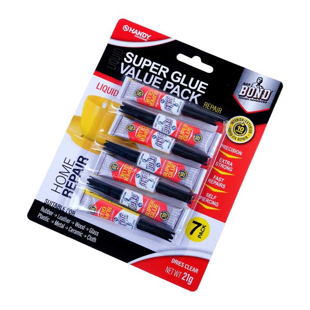 Super Glue 7pk – Clear Dry