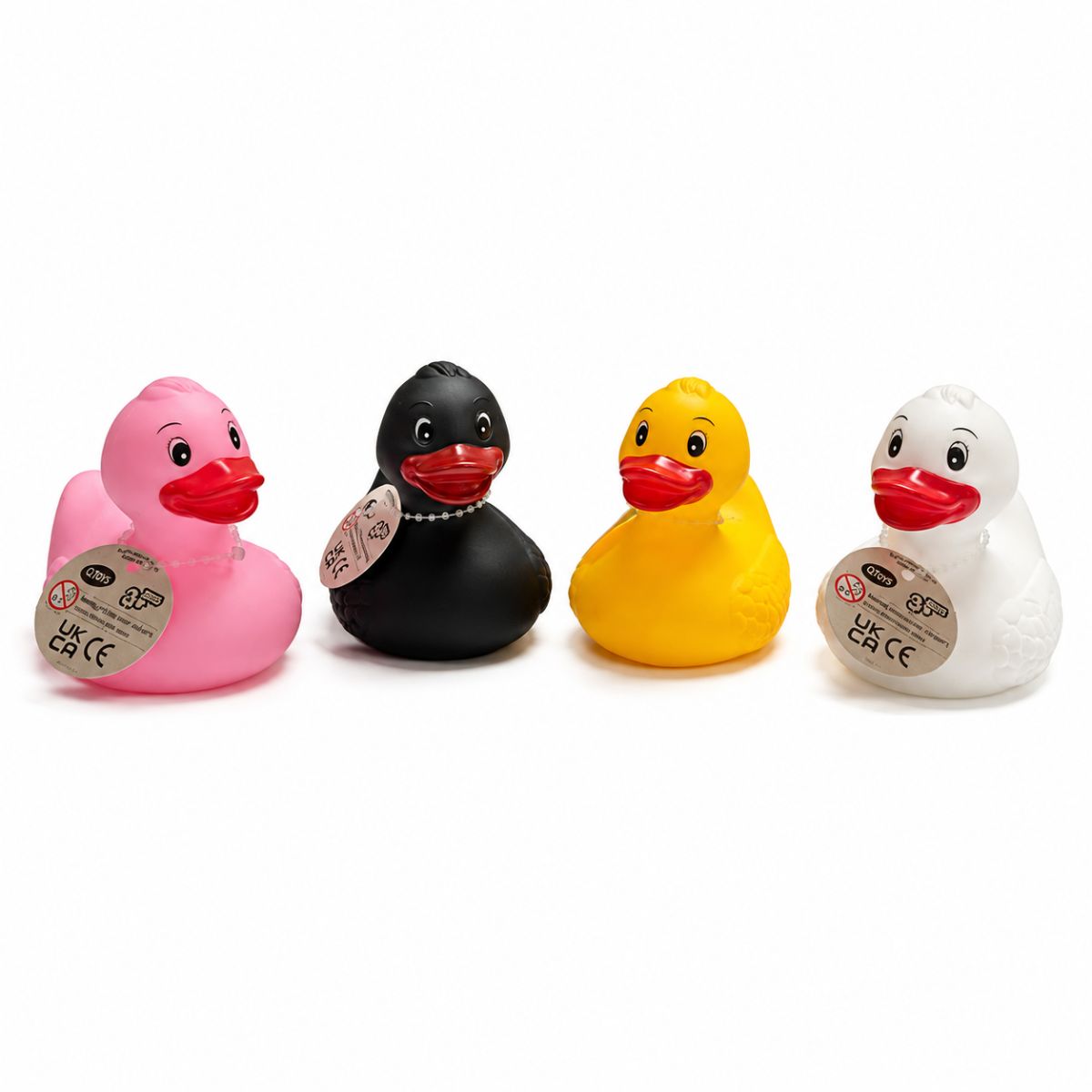 Bath Duck Toy 8cm 4 Assorted Colours
