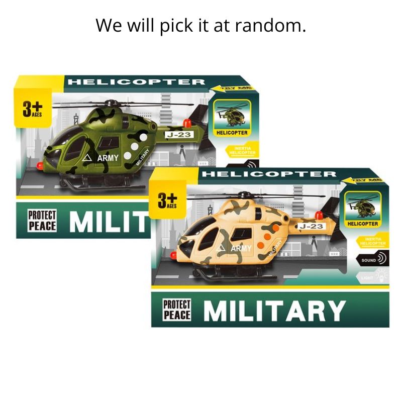 1pce Military Helicopter 20cm