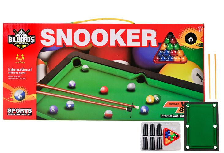 1pack Snooker Table Playset 1-2 Player