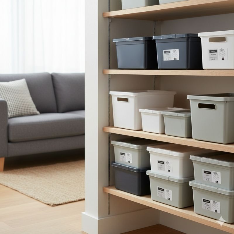 ESSENTIALS STACKABLE TUB 2L 19X16X9CM